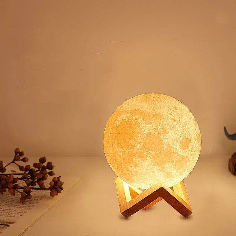 Gift a unique 3D Printing Moon Lamp for Chinese Valentine's Day. Perfect for creating a romantic atmosphere with a glowing moon-inspired design.