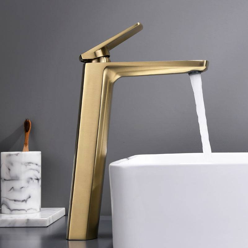 Upgrade your bathroom with the Copper Brushed Washbasin with Hot & Cold Faucets, Luxurious. A stylish and functional design for modern spaces.