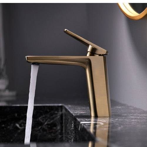 Upgrade your bathroom with the Copper Brushed Washbasin with Hot & Cold Faucets, Luxurious. A stylish and functional design for modern spaces.