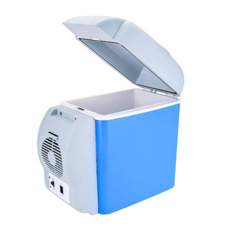 Compact and practical mini refrigerator, perfect for dorms, cars, and small spaces. Convenient cooling solution for your essentials.